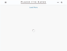 Tablet Screenshot of placesiveeaten.com